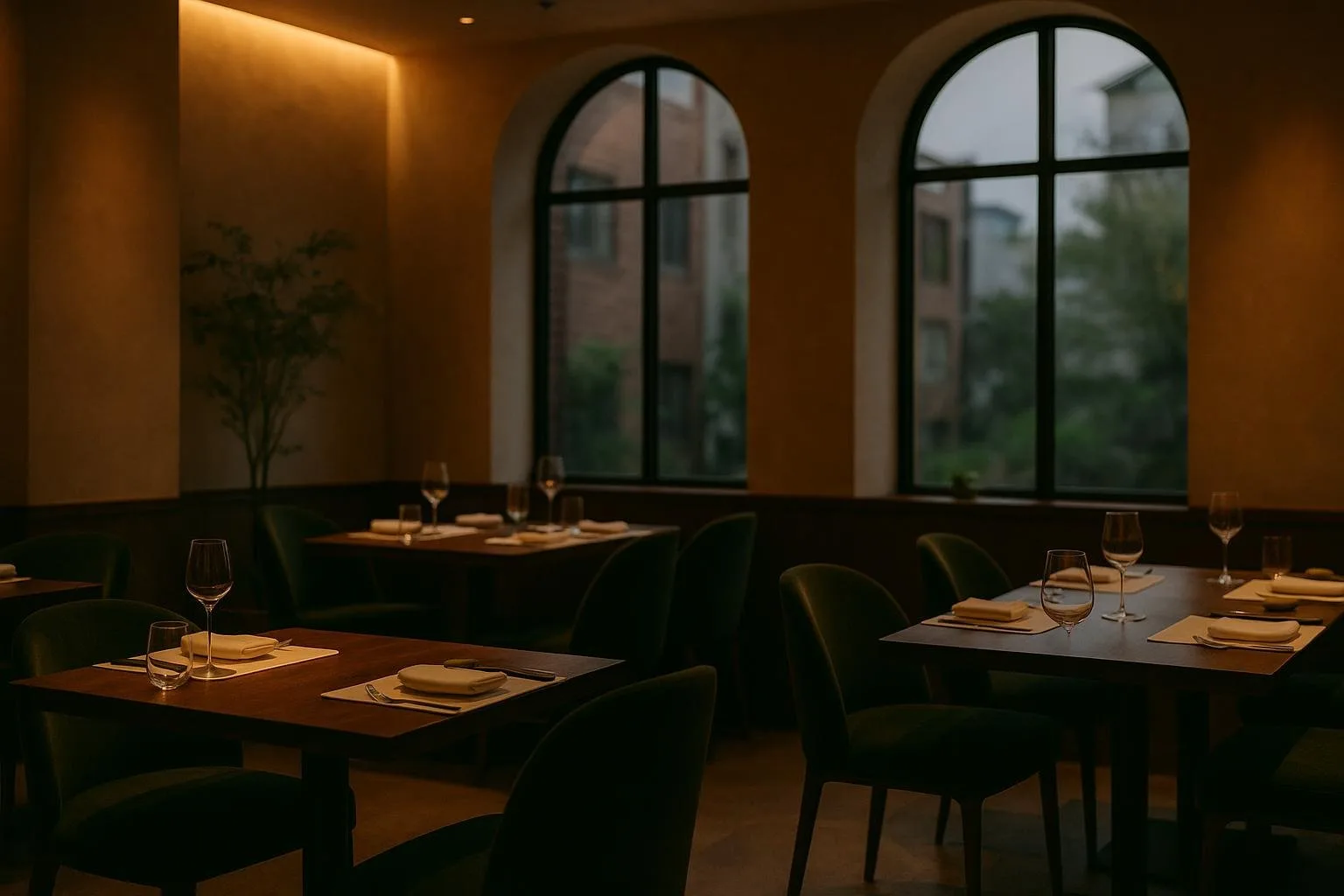 The Harvest & Vine dining room